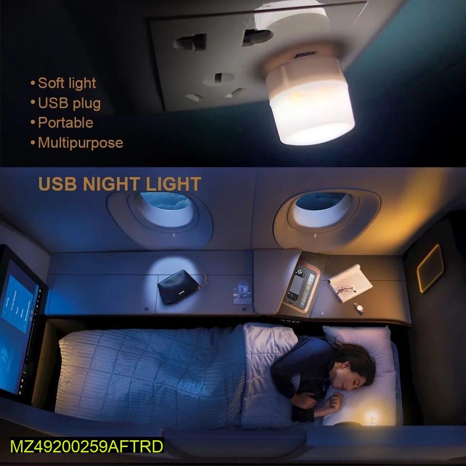 6PCS Mini USB Plug Lamp LED Small Night Light Computer Mobile Power Charging Mini Book Light LED Eye Protection Reading Night Light